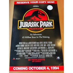 JURASSIC PARK Movie theater size poster 90s NEW dinosaurs
